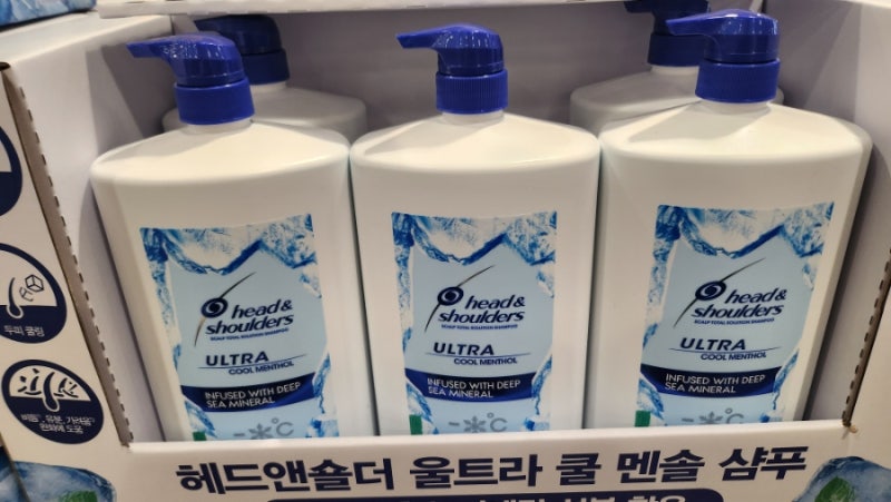 헤드앤숄더 두피 토탈 솔루션 샴푸 울트라 쿨 멘솔