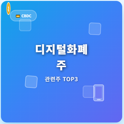  디지털화폐 관련주 TOP5 : CBDC 시대의 투자 수혜 기회 