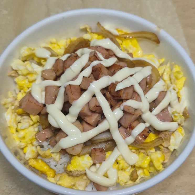  스팸마요덮밥 만들기 간단 소스 황금비율 레시피