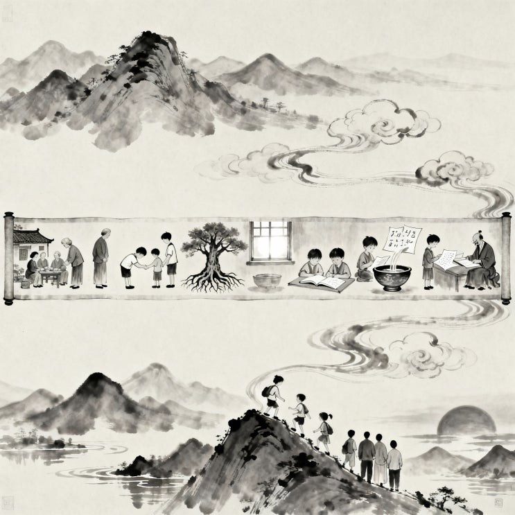  그림 삼자경 완벽 해설, 삼자경 11장 공부보다 중요한 것?