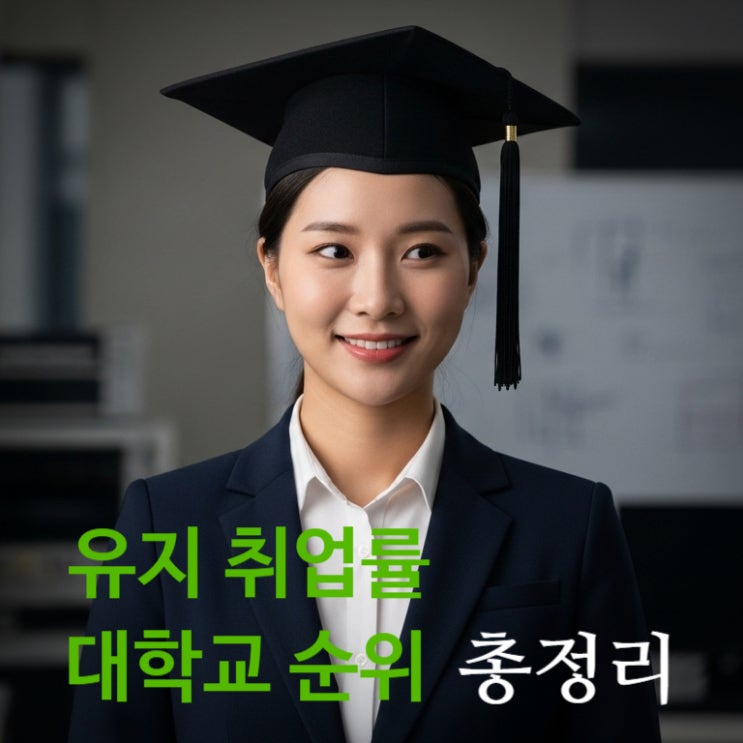  국내대학교 졸업생 유지 취업률 순위 총정리