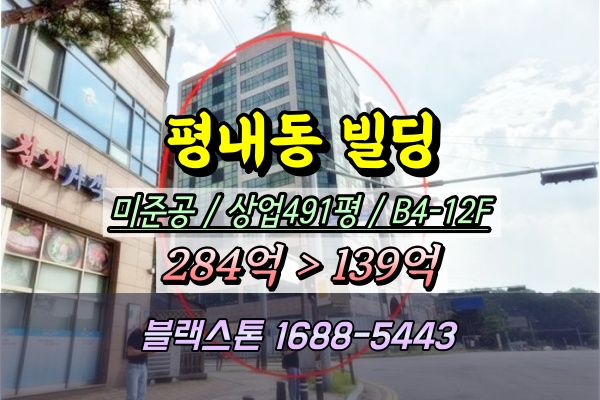  남양주 평내동 빌딩경매 200억대 건물 [유치권사건]