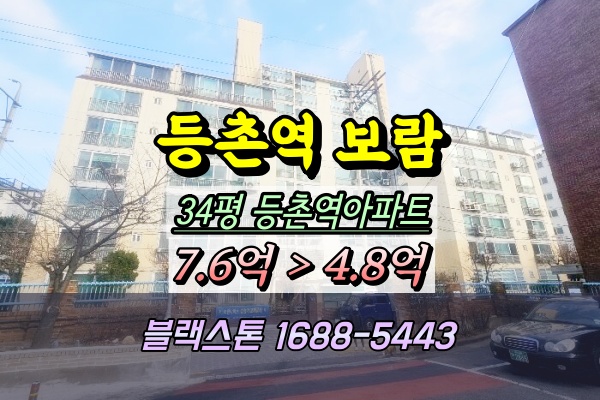  등촌동 보람하임아파트 경매 34평 등촌역 6억