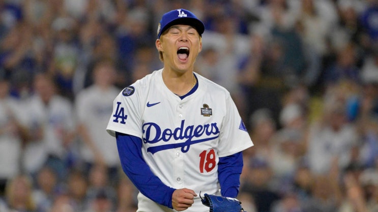 LA <b>다저스</b>, <b>야마모토</b>의 <b>완투</b>쇼로 2연승! — 2년 연속... 