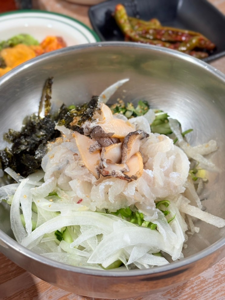 포항 양덕 횟집 추천 새로 오픈한 룸 있는 가게 참가자미물회