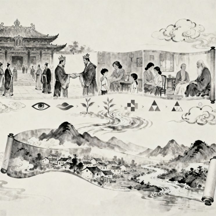  그림 삼자경 완벽 해설, 삼자경 14장 '삼강' 이야기: 우리 삶 속의 약속
