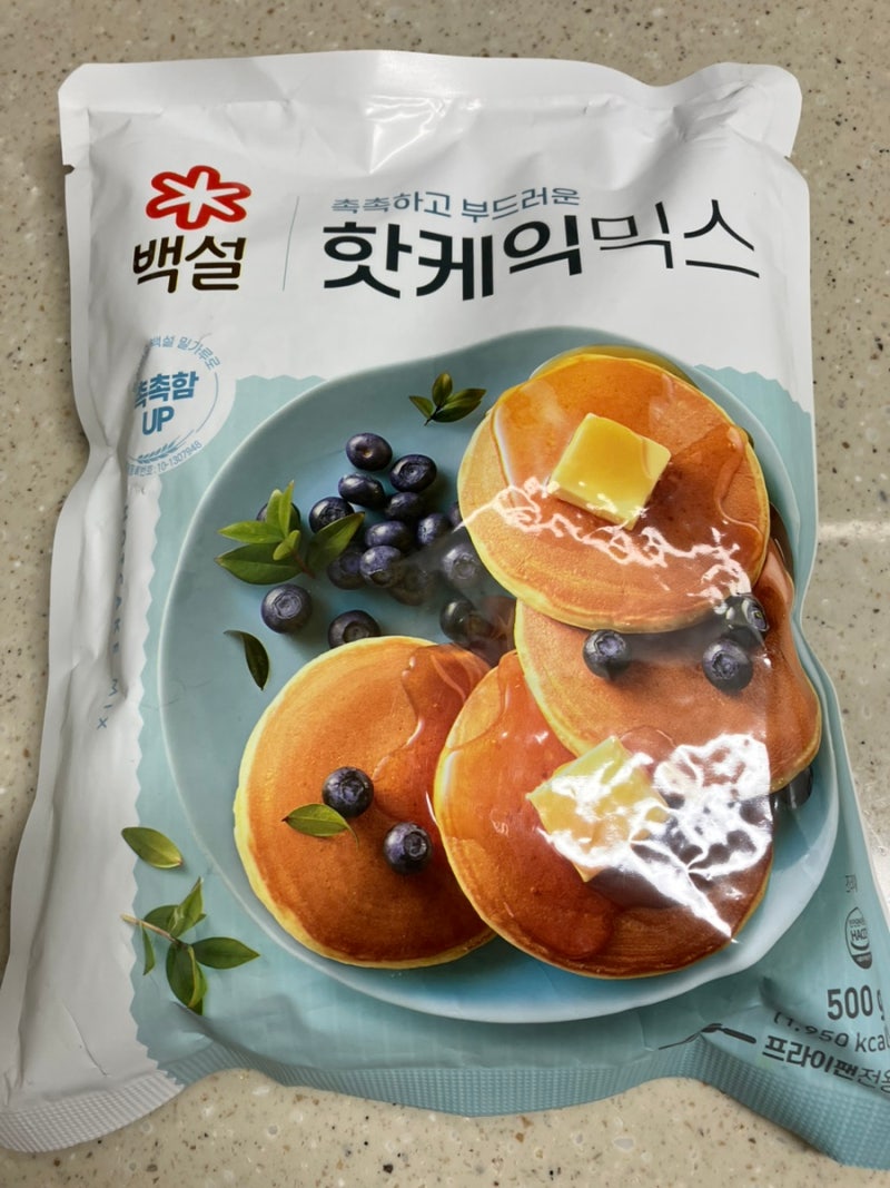 [팬케익] 백설 핫케익 믹스 조리하기