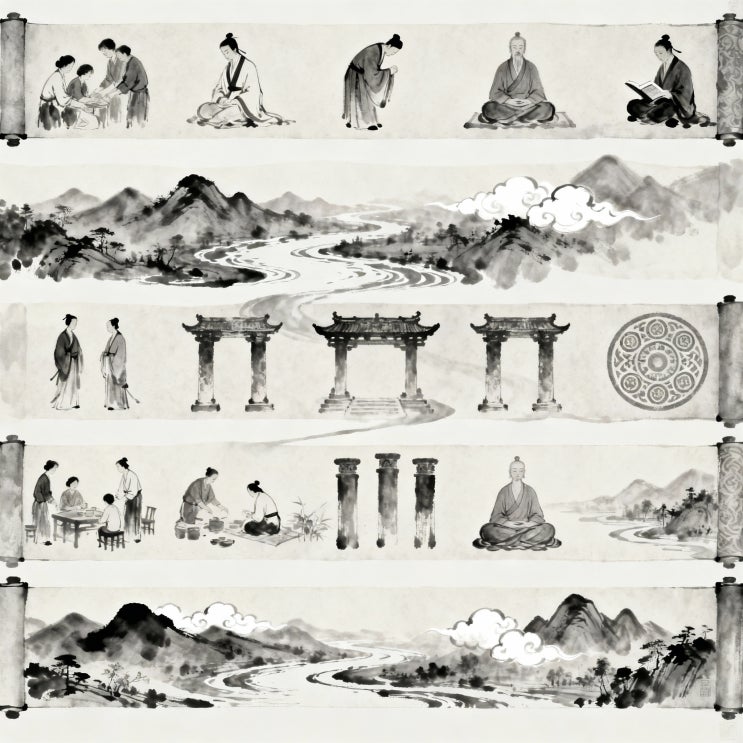  그림 삼자경 완벽 해설, 삼자경 18장 삶의 다섯 가지 기둥: 오상(五常) 이야기
