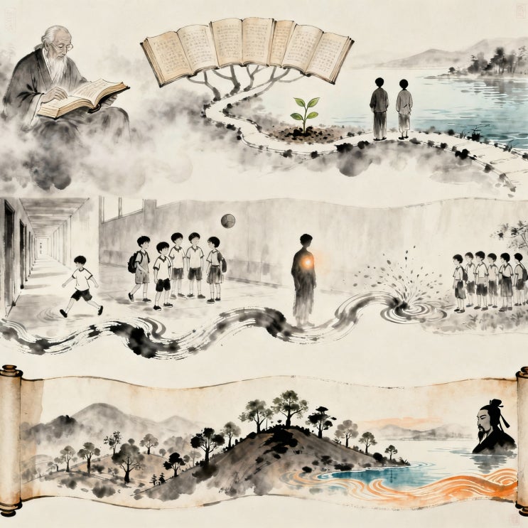  그림 삼자경 완벽 해설, 삼자경 28장 맹자의 '정의로운 마음' 인의와 도덕
