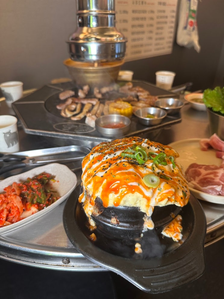  빽돈 중구 을지로 고기 2인 SET & Dirty Bomb Steamed Egg
