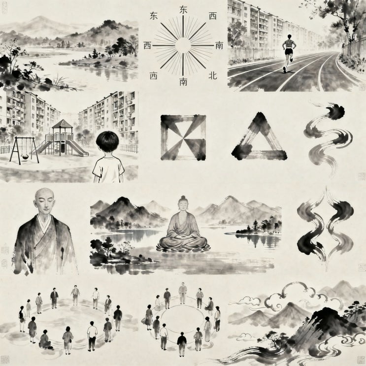  그림 삼자경 완벽 해설, 삼자경 16장 한자 '中'에 담긴 지혜