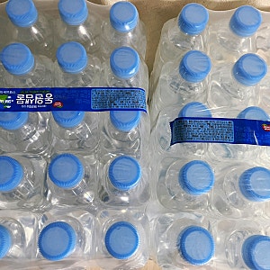 [사각형생수] 동원샘물 500ml 무라벨 (내돈내산 인증)