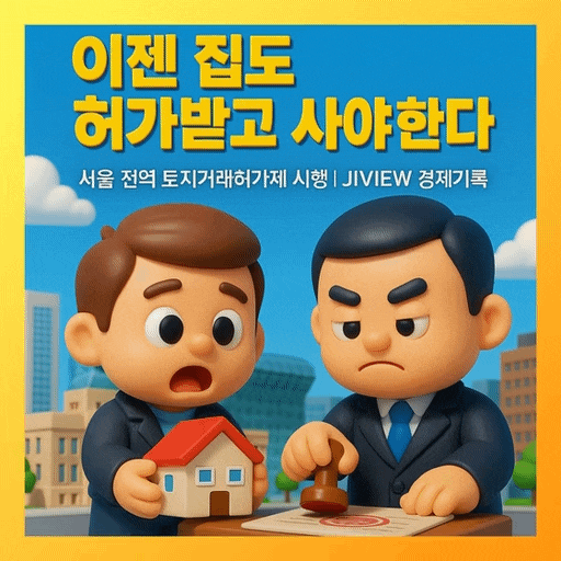  서울 부동산, 이제는 허가받고 사야 해요  토지거래허가구역 전면 확대