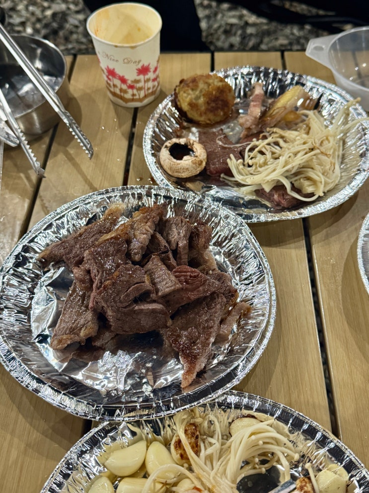  [당진] 당진 글램핑 바베큐존 저녁타임 바끼야 솔직 후기