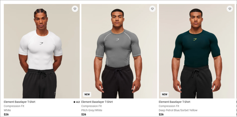 짐샤크 컴프레션 반팔, 슬림핏, 머슬핏 나시 신상 Gymshark 직구 방법