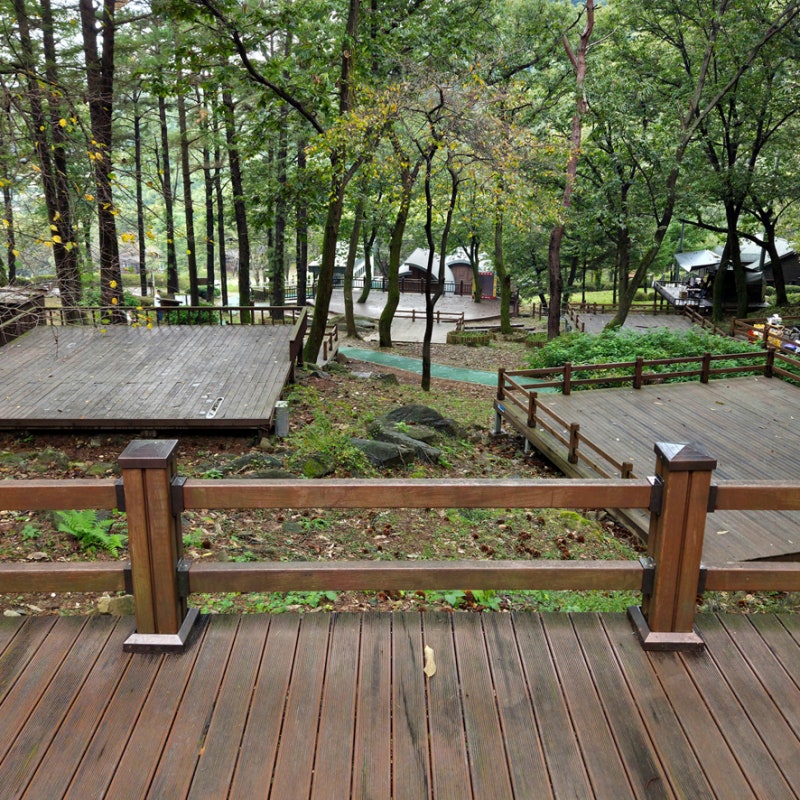 용인자연휴양림 캠핑장 야영데크 소개(명당 추천)