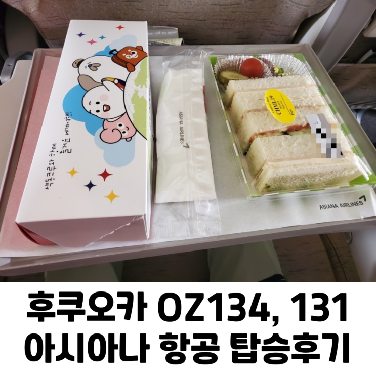  [후쿠오카] 인천공항 키즈존/아시아나 OZ134, OZ131 기내식/키즈밀/유모차 위탁서비스