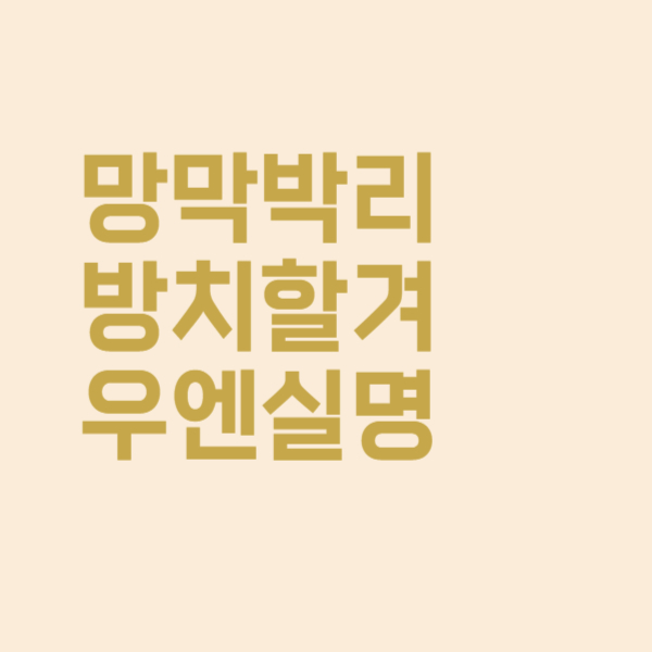  망막박리 치료 안 하면 실명되나요?