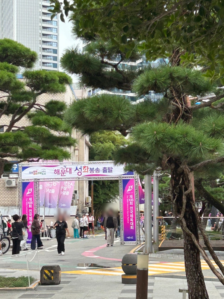 <b>부산전국체전 개막</b> 전날, 드디어 해운대구 성화봉송 주자로 뛰다!