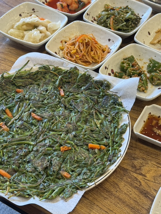  팔당맛집 | 담백한 미나리 전과 곤드레밥 팔당 자연애 리뷰