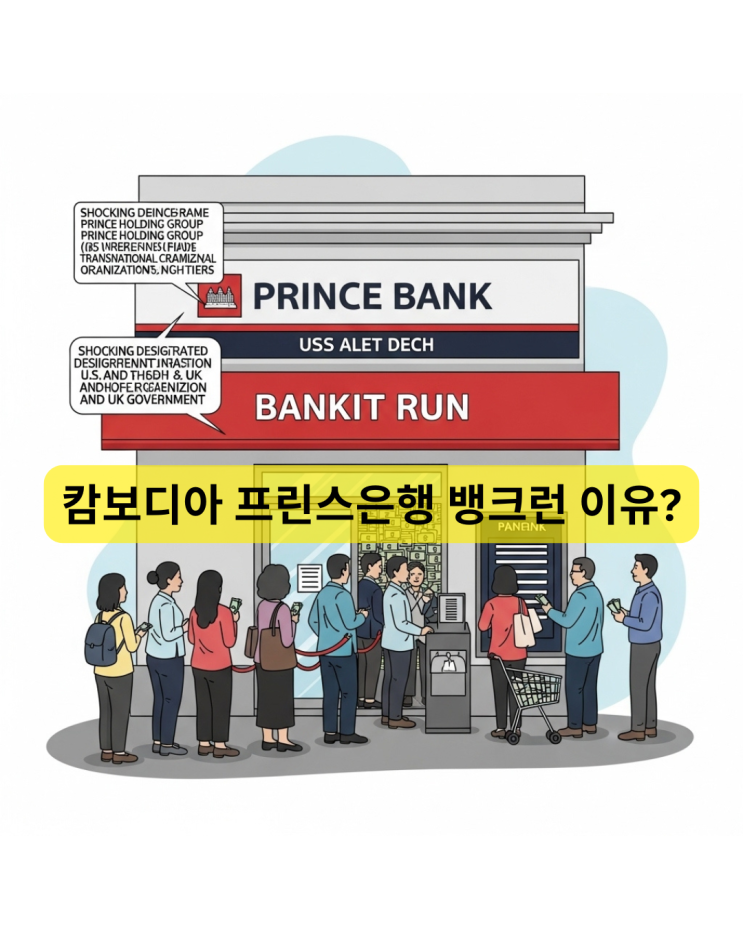 <b>캄보디아</b> 프린스은행 '뱅크런' <b>사태</b>, 모기업 초국가적 범죄... 