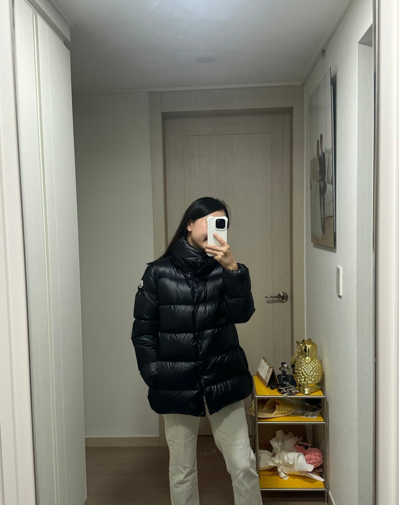 몽클레어 숏 여성패딩 추천 : 코체비스 0사이즈 블랙 후기