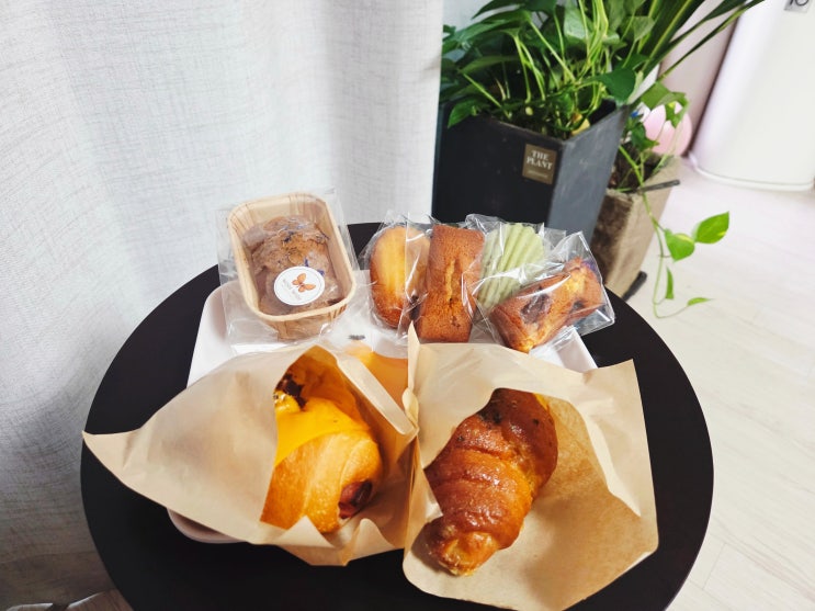  부천 신중동 디저트 카페 "위시위시 베이커리", 신중동역 소금빵 구움과자 맛집 선물세트 답례품 추천