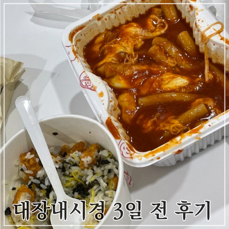 [대장내시경 D-3] 내시경 3일 전 김치찌개, 불닭, 신전떡볶이에 맥주까지 마셔버린 사람 / 검사....