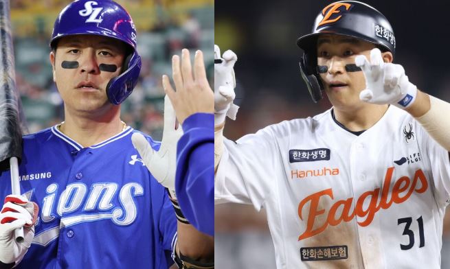 삼성 <b>강민호</b> VS 한화 손아섭, 플레이오브서 마주하다