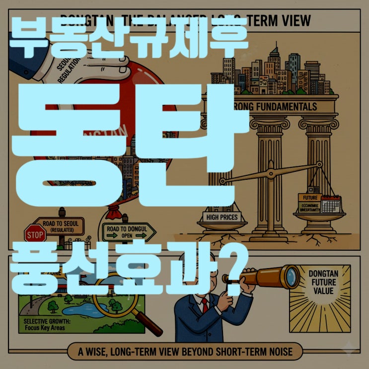  10.15 부동산 규제 피한 동탄, 동탄의 풍선효과, 과연 현실이 될까? GTX-A와 신규 규제 속 2025년 동탄 부동산 심층 분석