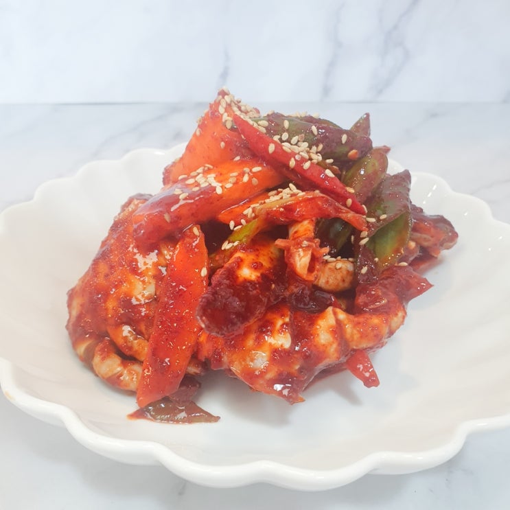  가을 제철 꽃게로 만든 양념게장 레시피 코스트코 절단 꽃게 활용
