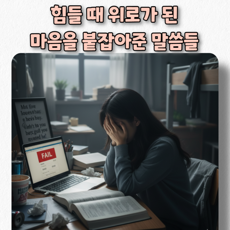 힘들 때 마음에 위로가 되고 힘이되는 성경구절 말씀 When Life Feels Heavy, Read These Bible Verses