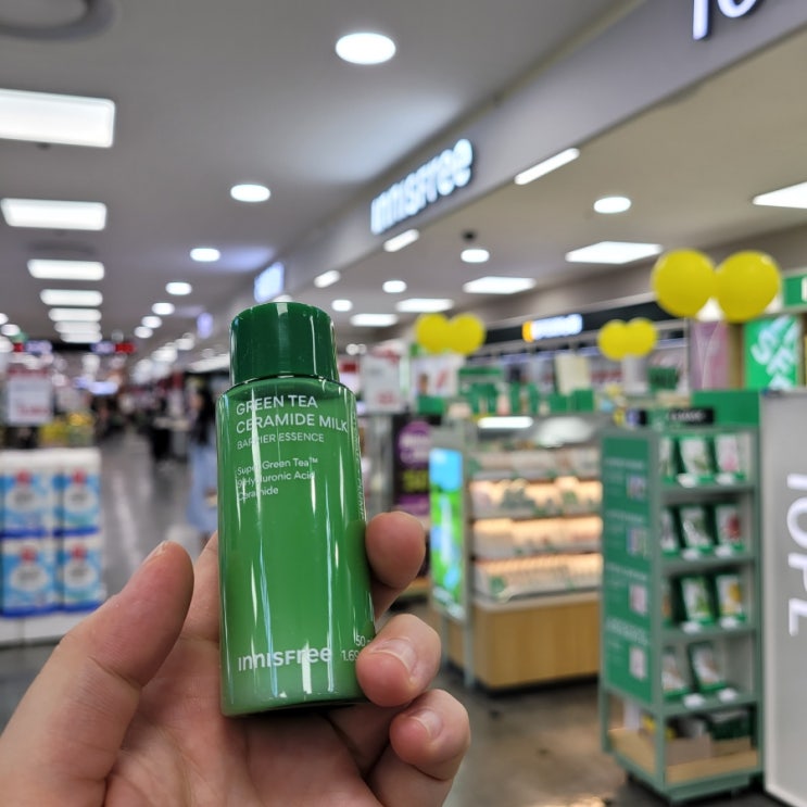  [이니스프리] '그린티 밀크보습 에센스 160ml 전국민 체험단 모집' 후기