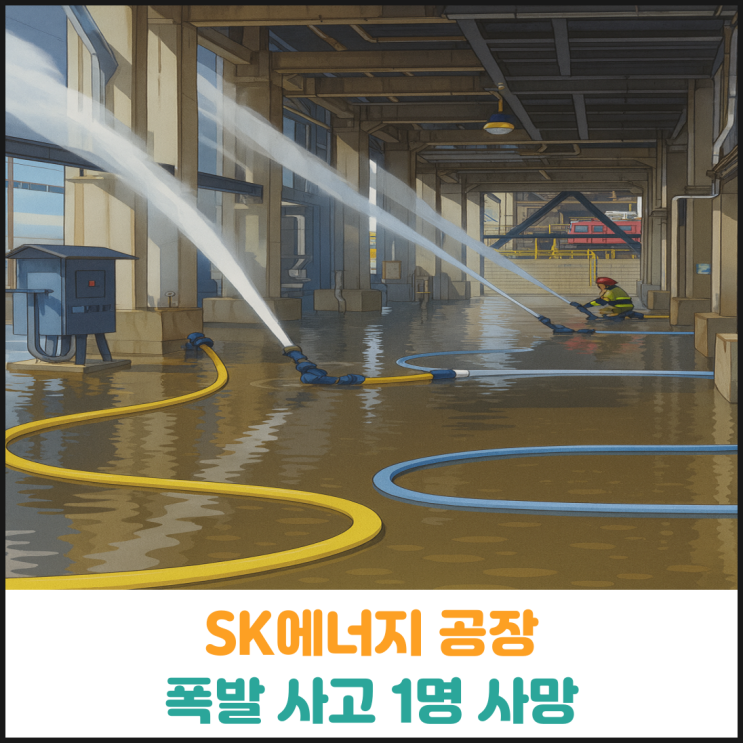  SK에너지공장 폭발 사고, 1명 사망