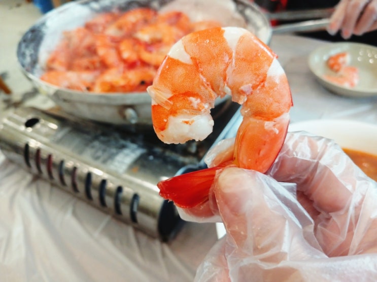  김포 대하구이 맛집 인천수산대하양식장 왕소금구이 1kg 38,000