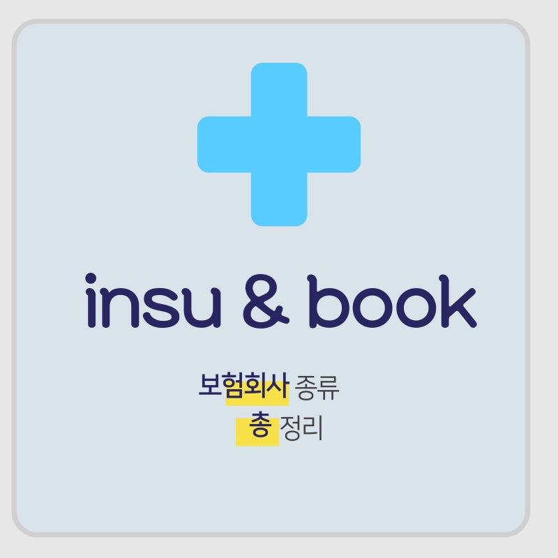 보험회사 종류 종합정리 | 생보 vs 손보 한눈에 비교하기