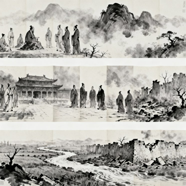  그림 삼자경 완벽 해설, 삼자경 46장 400년 왕조를 무너뜨린 '아빠 찬스’