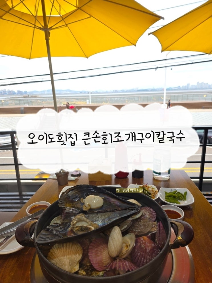  [경기 시흥] 라볶이 서비스 애견동반 오이도횟집 큰손회조개구이칼국수