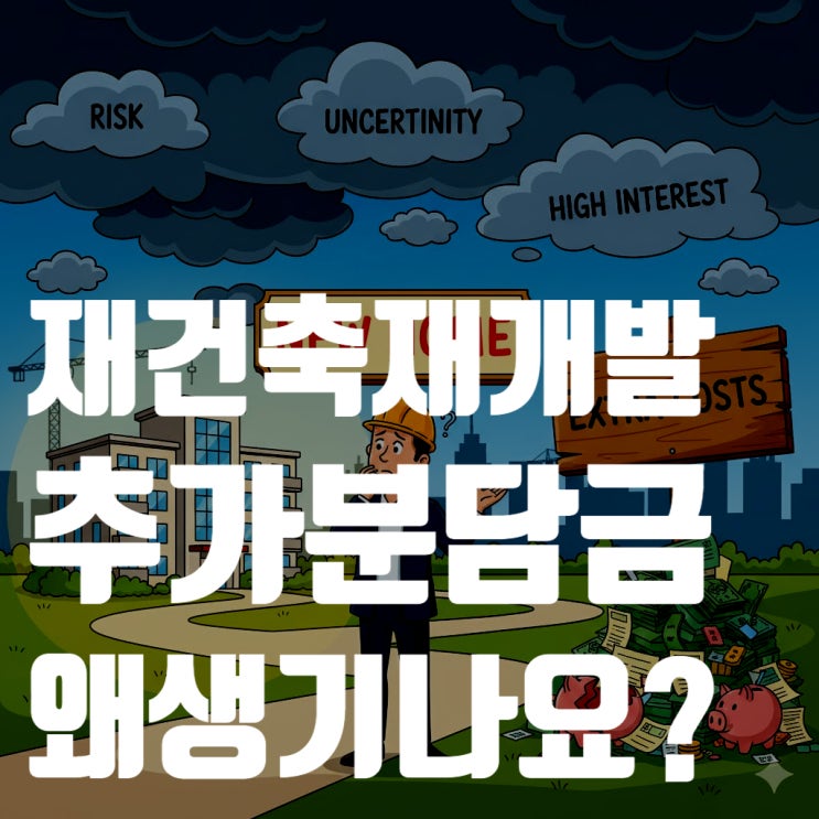  재건축·재개발 추가 분담금, 왜 계속 늘어날까?