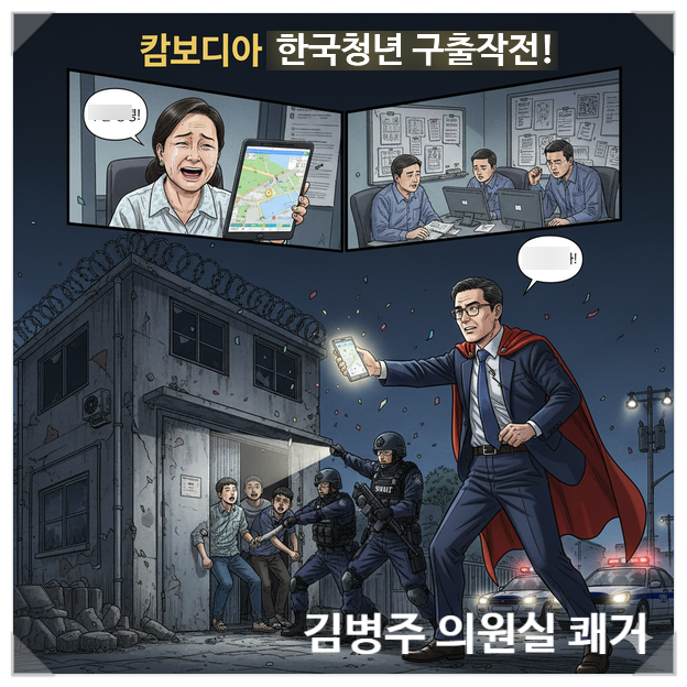 기적 같은 구출! 김병주 의원실, 캄보디아 감금 청년 3명 구출 성공과 그 이면에 불거진 우리....