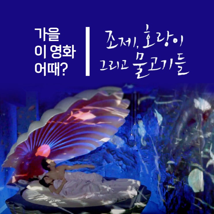  가을 영화 추천_오래 지나도 잊혀지지 않는 영화 '조제, 호랑이 그리고 물고기들'