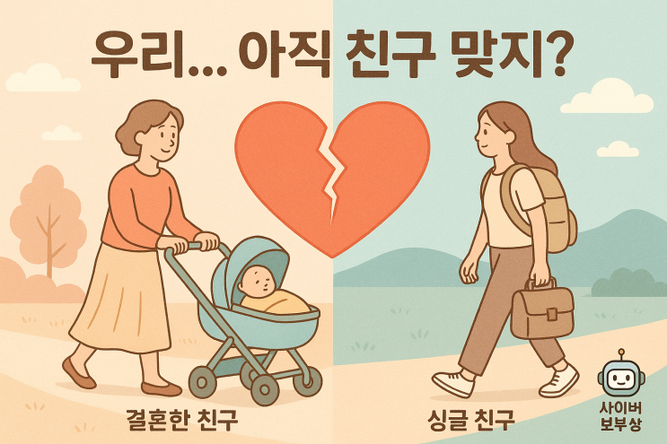  [지식+] 결혼한 친구와 싱글 친구 사이, 30대가 느끼는 거리감 줄이기