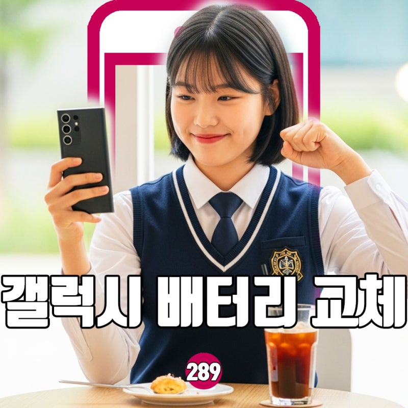 갤럭시 배터리 수명 확인 10초 진단, 표로 보는 교체 비용