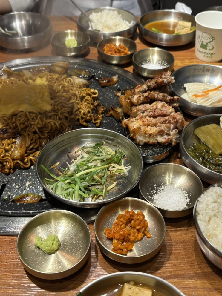  군자 고기집 주민이 추천하는 칼삼겹살 찐맛집 군자도