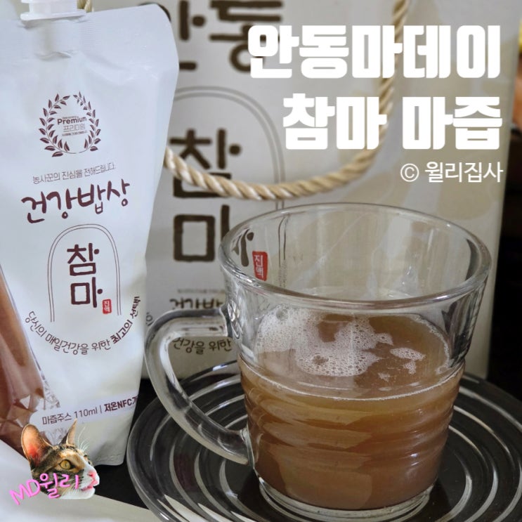  안동마데이 안동 마즙 쉽게 마 먹는 법 건강관리는 마쥬스