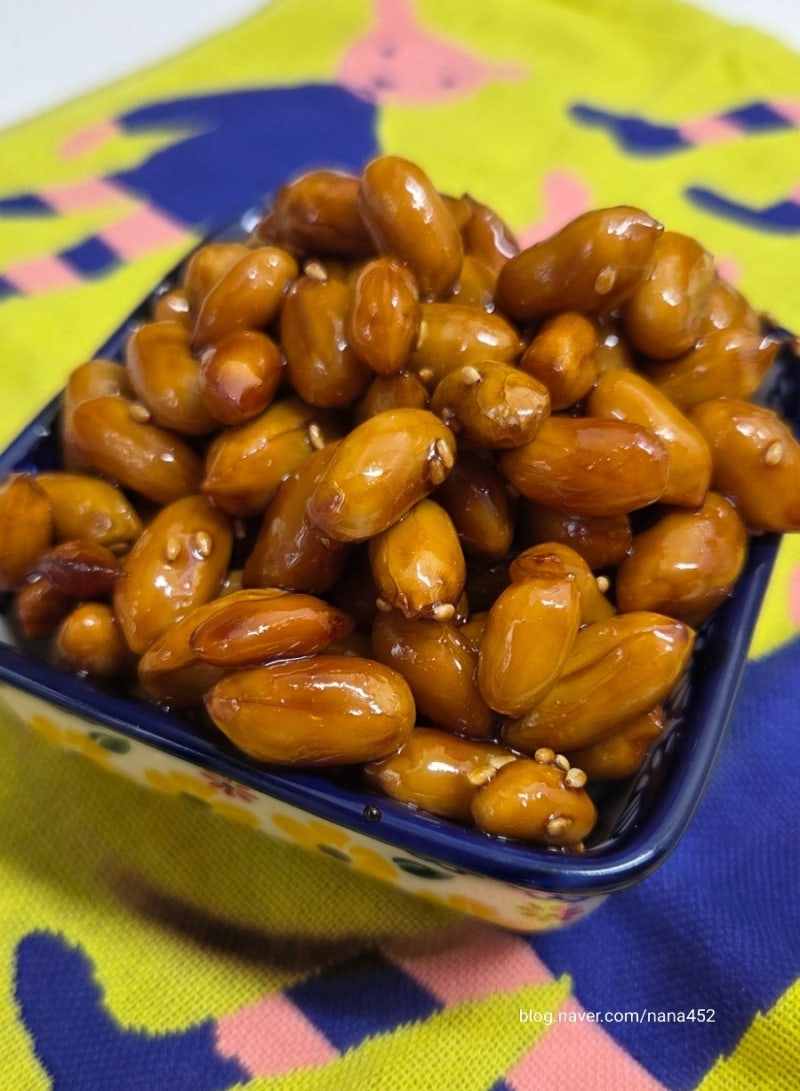 삶은 땅콩조림 생땅콩조림 만드는법 땅콩요리 밑반찬 만들기