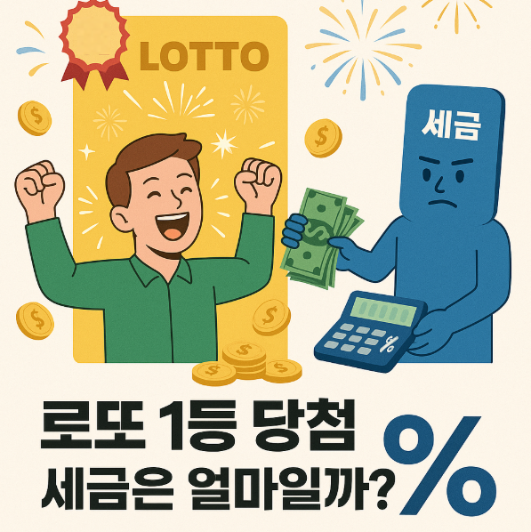  로또 1등 당첨되면 내야 하는 세금 알아보니(Ft. 제세공과금)