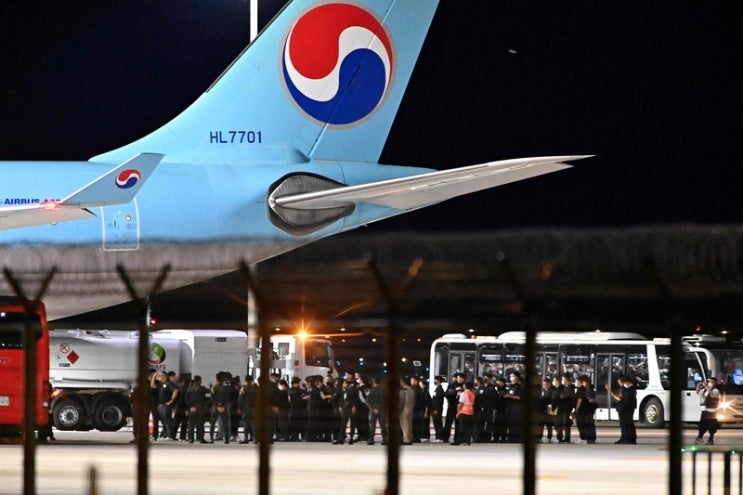 전원 <b>송환</b>, '보이스피싱·로맨스 <b>스캠</b>' 조직원 충격 실체... 