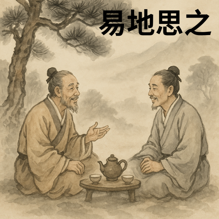   역지사지(易地思之) — 입장을 바꿔서 생각하라