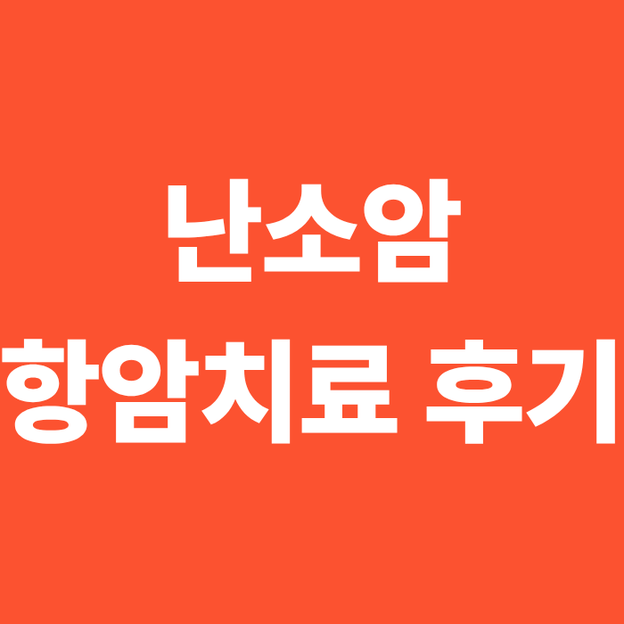 난소암 항암치료 후기, 어머니 이야기